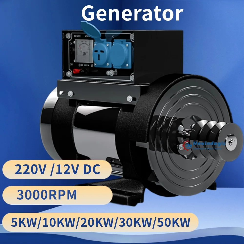 CE 20KW 30KW Permanent Magnet Generator 220V AC And 12V DC 3000 RPM Magnetic Dynamo 30000W Maglev Altternator Voltage Regulator
CE 20KW 30KW Permanent Magnet Generator 220V AC And 12V DC 3000 RPM Magnetic Dynamo 30000W Maglev Altternator Voltage Regulator