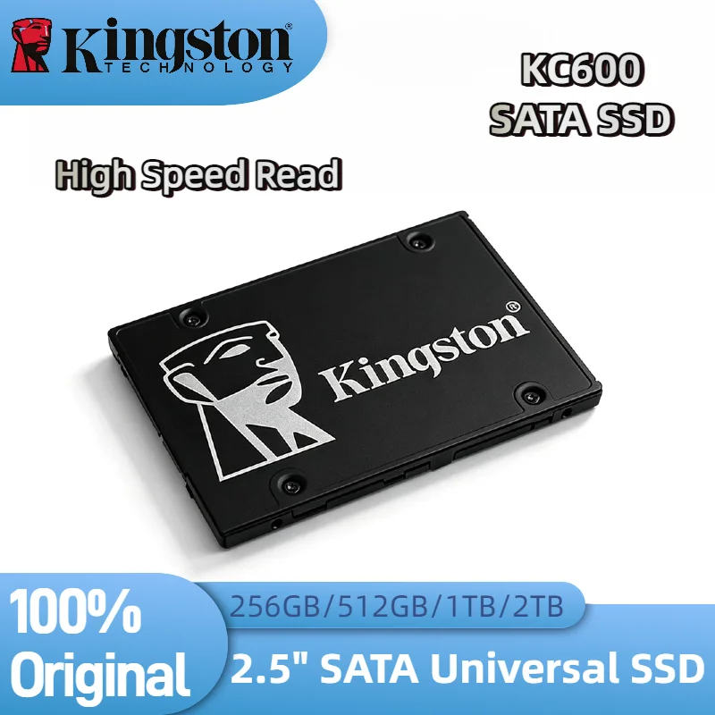 Kingston KC600 1TB 2TB 256GB 512GB 2.5 Inch SATA3 Internal Solid State Drive High Speed Transfer for Desktop Laptop
Kingston KC600 1TB 2TB 256GB 512GB 2.5 Inch SATA3 Internal Solid State Drive High Speed Transfer for Desktop Laptop