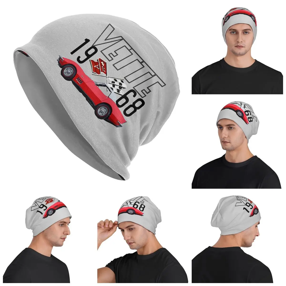 1968 Red Corvette C3 Convertible Classic Car Warm Knitted Cap Fashion Bonnet Hat Autumn Winter Outdoor Beanies Hats for Unisex 
1968 Red Corvette C3 Convertible Classic Car Warm Knitted Cap Fashion Bonnet Hat Autumn Winter Outdoor Beanies Hats for Unisex