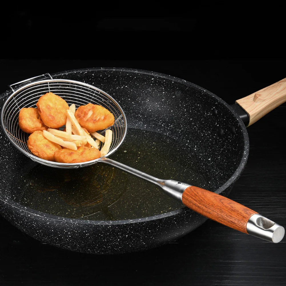 1Pcs Stainless Steel Colander Multifunctional Strainer for French Fries Eggs Vegetables Noodles Wontons Hotpot Kitchen
1Pcs Stainless Steel Colander Multifunctional Strainer for French Fries Eggs Vegetables Noodles Wontons Hotpot Kitchen