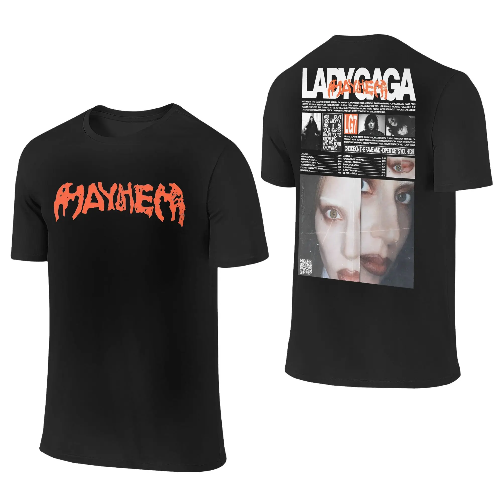 Женская футболка Summer Gaga The Mayhem Ball Tour 2025 Y2K Базовые футболки из чистого хлопка Harajuku Футболка для мужчин Топы с короткими рукавами
Женская футболка Summer Gaga The Mayhem Ball Tour 2025 Y2K Базовые футболки из чистого хлопка Harajuku Футболка для мужчин Топы с короткими рукавами