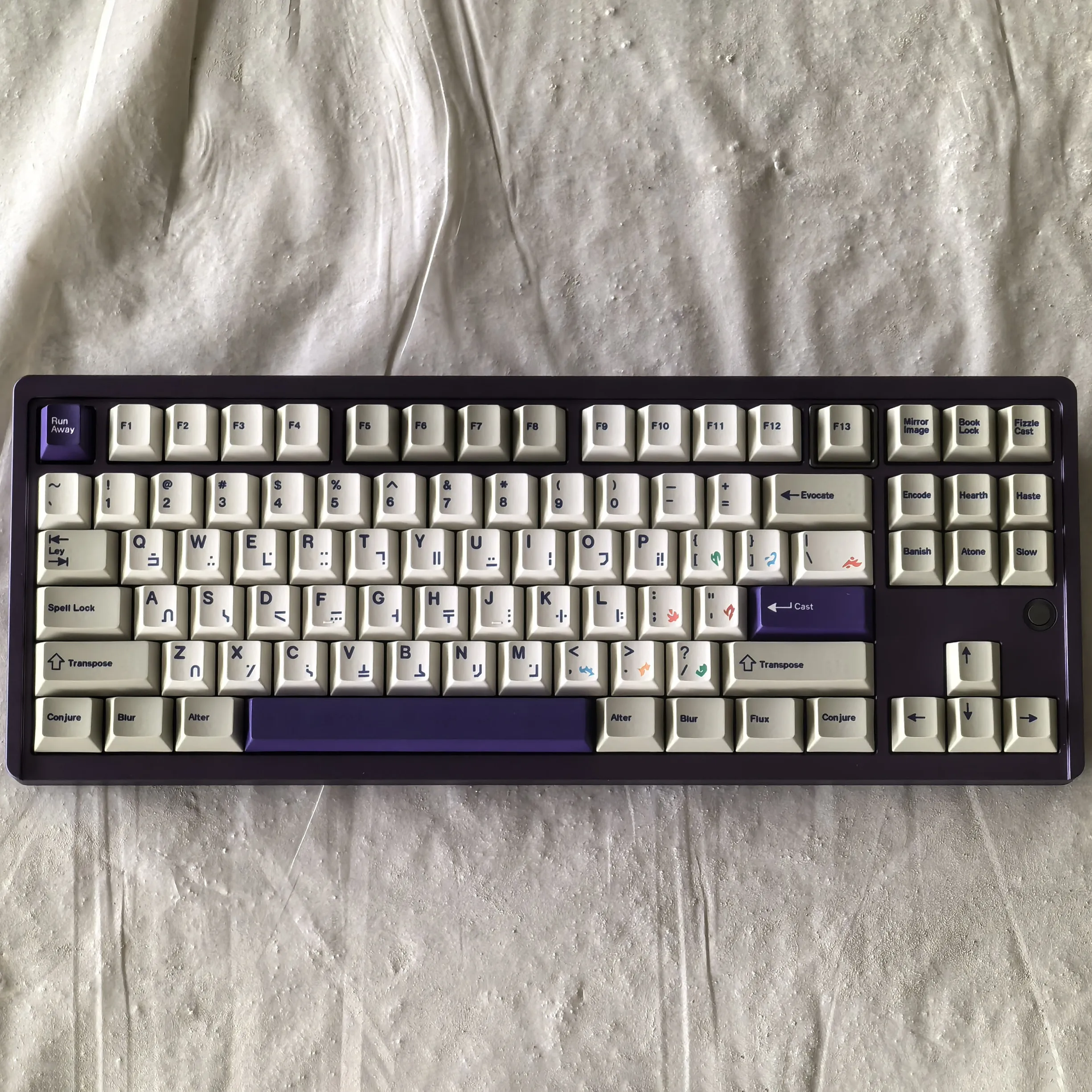 Magic book theme keycaps pbt original mechanical keyboard sublimation customization full set
Magic book theme keycaps pbt original mechanical keyboard sublimation customization full set