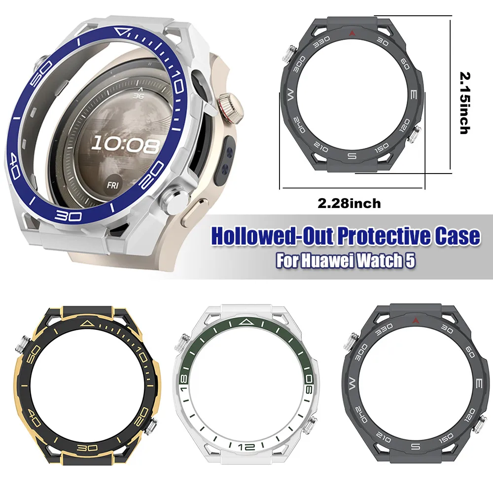 For Huawei Watch 5 46mm Hollowed-Out Protective Case Detachable PC Cover Case Wear Resist Shockproof Protector Watch Accessories
For Huawei Watch 5 46mm Hollowed-Out Protective Case Detachable PC Cover Case Wear Resist Shockproof Protector Watch Accessories