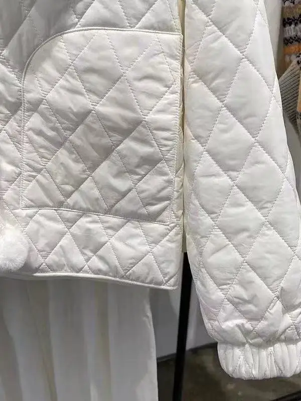 Хлопковая куртка с кукольным воротником Design Sensation и ромбовидным узором, женская зимняя свободная повседневная теплая хлопковая одежда Long Sve...
Хлопковая куртка с кукольным воротником Design Sensation и ромбовидным узором, женская зимняя свободная повседневная теплая хлопковая одежда Long Sve...