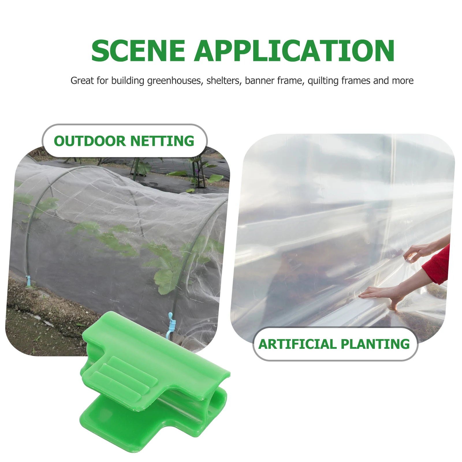 50pcs 11Mm Greenhouse Plastic Clamps Pvc Tubular Frames Hold Tarps Shade Cloth Netting Shelters Banner Quilting Frames Durable
50pcs 11Mm Greenhouse Plastic Clamps Pvc Tubular Frames Hold Tarps Shade Cloth Netting Shelters Banner Quilting Frames Durable