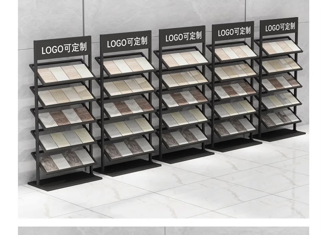 Ceramic tile sample display stand glass cabinet vertical shelf quartz floor tile aluminum gusset stone floor display stand
Ceramic tile sample display stand glass cabinet vertical shelf quartz floor tile aluminum gusset stone floor display stand