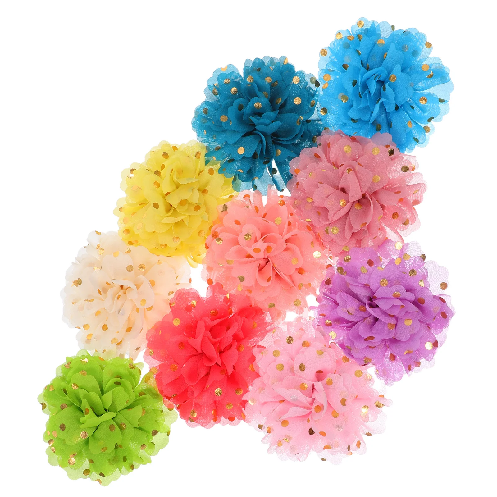 10Pcs Pet Collar Flowers Elegant Dot Fabric Flower Accessory Detachable Decoration for Dogs Cats Daily Walks Parties
10Pcs Pet Collar Flowers Elegant Dot Fabric Flower Accessory Detachable Decoration for Dogs Cats Daily Walks Parties