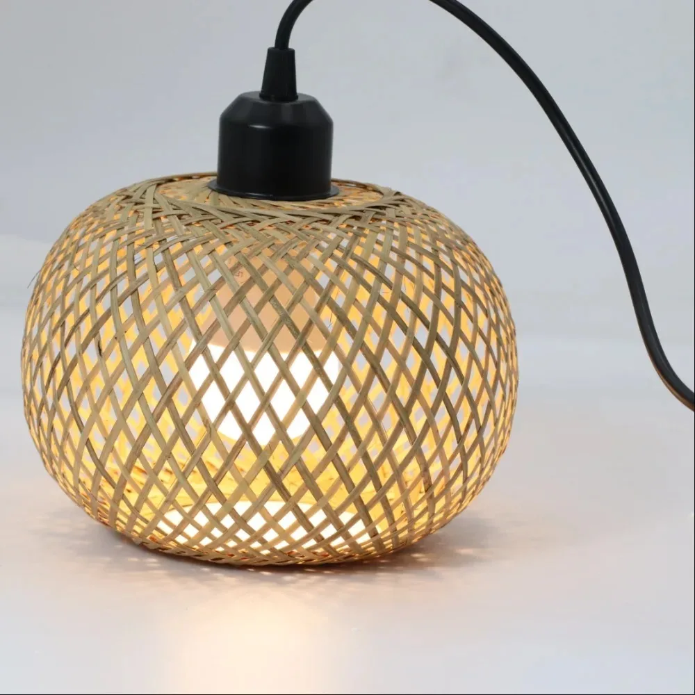 JOYINLED 20CM Bamboo Chandelier Natural Bamboo Art Pendant Lamp E27 Hand Woven Restaurant Living Room Decor Hanging Lamp Indoor
JOYINLED 20CM Bamboo Chandelier Natural Bamboo Art Pendant Lamp E27 Hand Woven Restaurant Living Room Decor Hanging Lamp Indoor