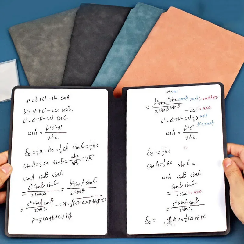 1 Pcs Reusable Whiteboard Notebook Set With Whiteboard Pen Erasing Cloth Leather Memo Pad Weekly Planner Portable Stylish Office
1 Pcs Reusable Whiteboard Notebook Set With Whiteboard Pen Erasing Cloth Leather Memo Pad Weekly Planner Portable Stylish Office