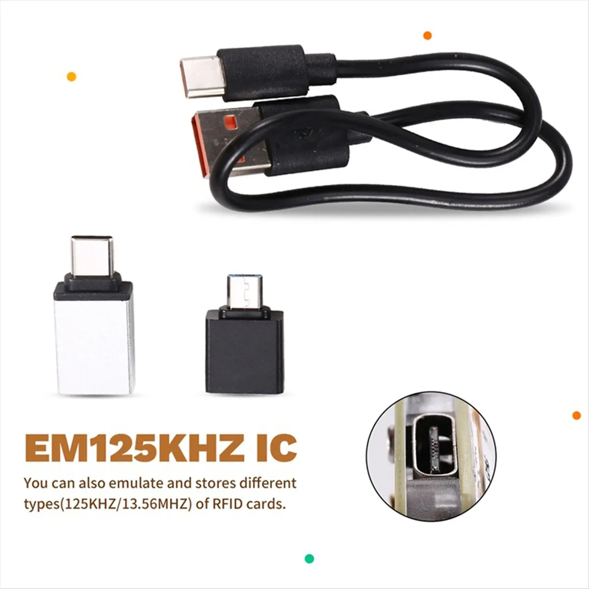 (A96Z) Chameleon Ultra RFID Smart Chip Reader+2XT5577/UID Keychain Smart Emulator 125K 13.56M IC ID Card Decode NFC Read Writer
(A96Z) Chameleon Ultra RFID Smart Chip Reader+2XT5577/UID Keychain Smart Emulator 125K 13.56M IC ID Card Decode NFC Read Writer