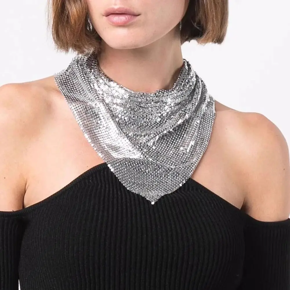 Fashion Headscarf Sequined Triangle Scarves Korean Style Headkerchief Shawl Headband Neck Wrap Necklace Triangle Hijab Scarf Men
Fashion Headscarf Sequined Triangle Scarves Korean Style Headkerchief Shawl Headband Neck Wrap Necklace Triangle Hijab Scarf Men