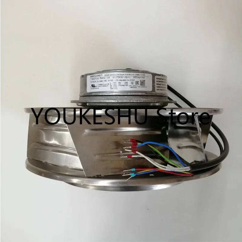 Original R3G310-AN43-71 1~200-277V AC M3G084-FA EC Cooling fan ventilation
Original R3G310-AN43-71 1~200-277V AC M3G084-FA EC Cooling fan ventilation