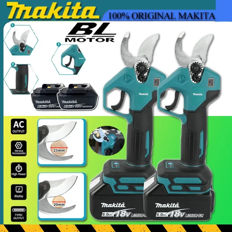 Makita 18V Brushless Cordless Pruning Shears:Perfect Tool for Easy and Accurate Fruit Tree&Branch Trimming in Gardens
Makita 18V Brushless Cordless Pruning Shears:Perfect Tool for Easy and Accurate Fruit Tree&Branch Trimming in Gardens