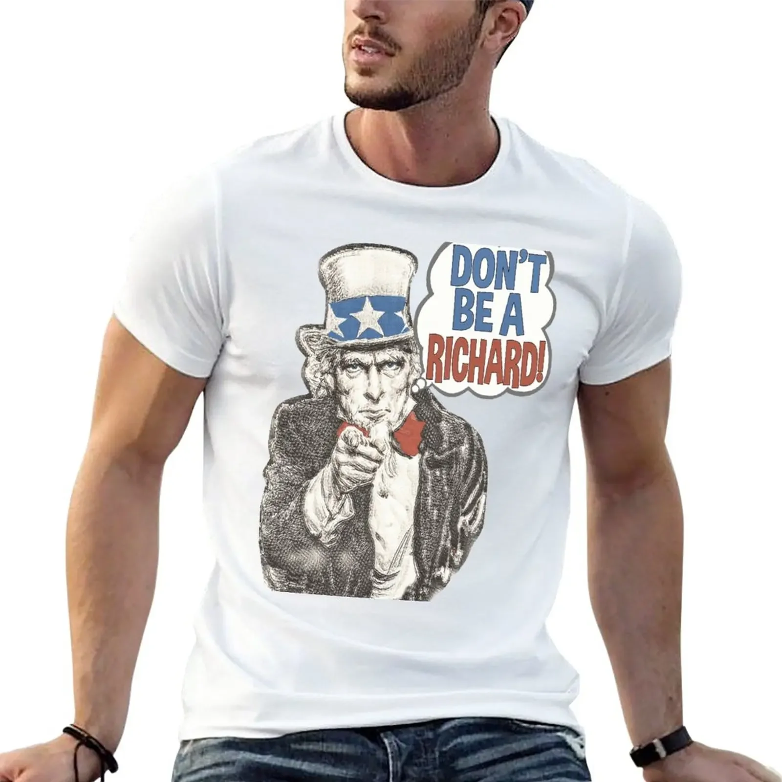 Don't Be A Richard! T-Shirt quick-drying summer tops vintage clothes fruit of the loom mens t shirts
Don't Be A Richard! T-Shirt quick-drying summer tops vintage clothes fruit of the loom mens t shirts