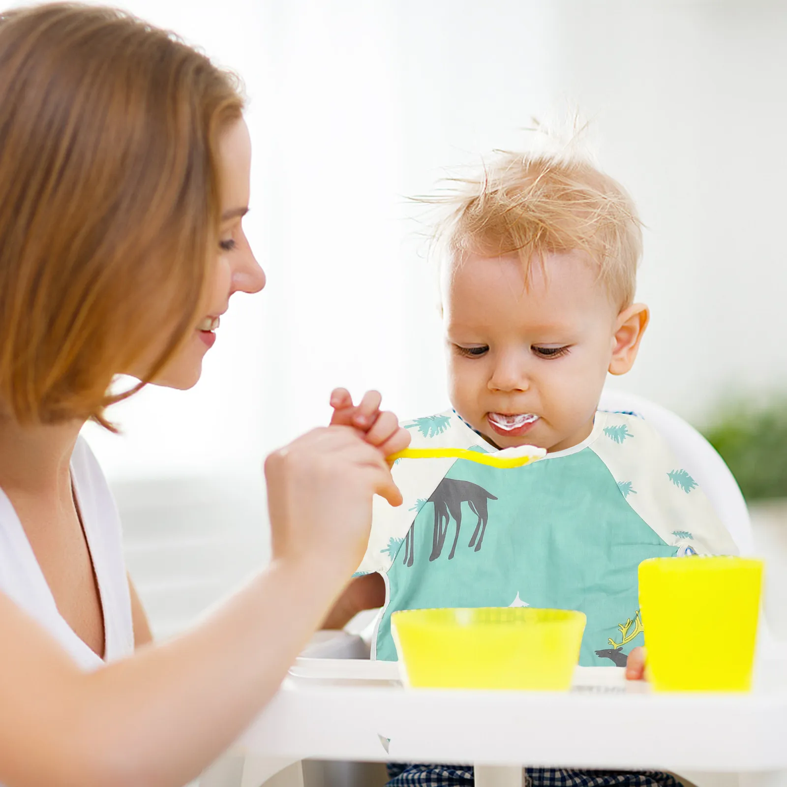 2pcs Baby Smock Waterproof Apron Cotton Cartoon Bibs Children Dining Easy Wash Dry Comfortable Care Skin Feeding
2pcs Baby Smock Waterproof Apron Cotton Cartoon Bibs Children Dining Easy Wash Dry Comfortable Care Skin Feeding