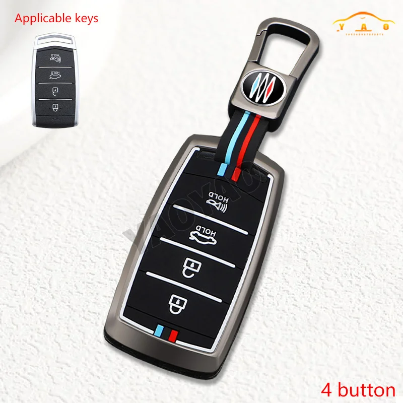 Zinc Alloy Car Key Case Cover For Hyundai Genesis G70 G80 G90 EQ900 2017 2018 2019 4Buttons Auto Key Protective
Zinc Alloy Car Key Case Cover For Hyundai Genesis G70 G80 G90 EQ900 2017 2018 2019 4Buttons Auto Key Protective
