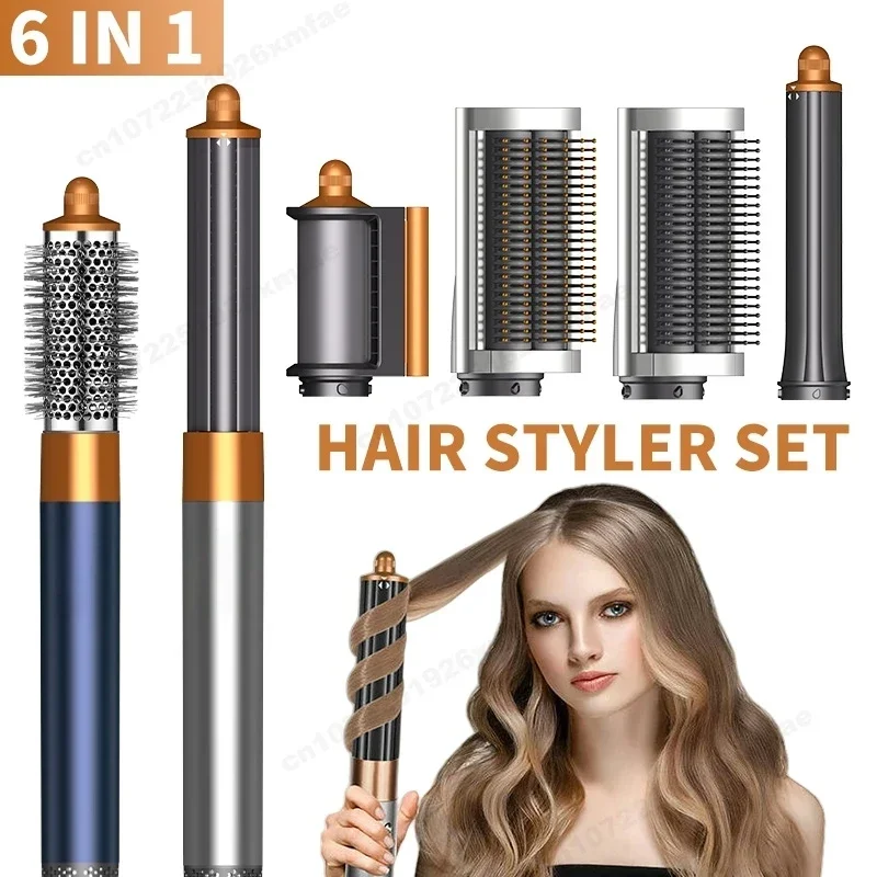 6 in 1 Hair Styler High-Speed Negative Ion Hair Dryer Multi Hair Styler Professional Blow Dryer Brush for Curling Gift for Women
6 in 1 Hair Styler High-Speed Negative Ion Hair Dryer Multi Hair Styler Professional Blow Dryer Brush for Curling Gift for Women