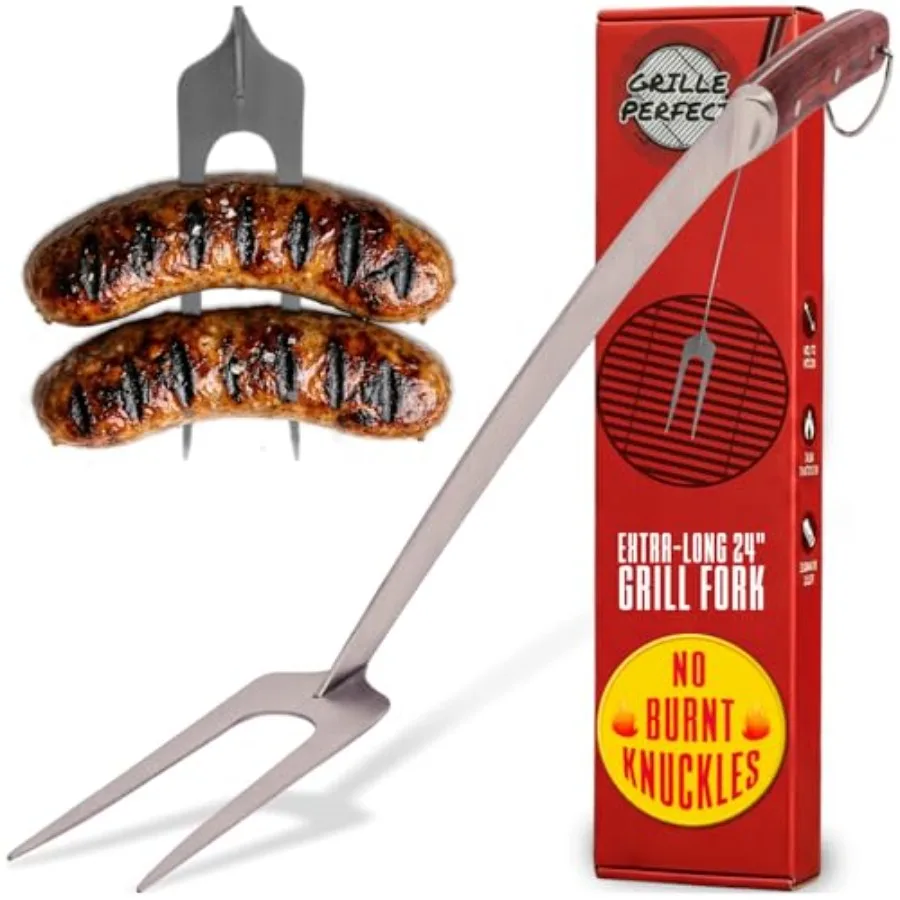 Grill 24-inch Super Long for Barbecue Griddle and Fire Pit Extra Strong Curved Neck Premium Hardwood Handle Large Stainless Ste
Grill 24-inch Super Long for Barbecue Griddle and Fire Pit Extra Strong Curved Neck Premium Hardwood Handle Large Stainless Ste