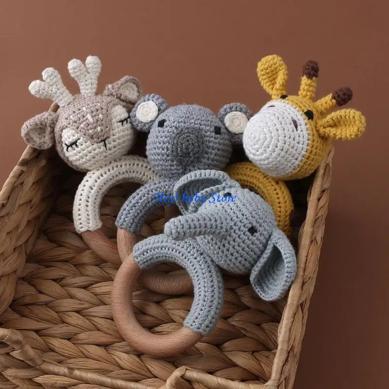 Q1FE Baby Wooden Teether Infant Teething Toy Circle Animals Infant Birthday Gif
Q1FE Baby Wooden Teether Infant Teething Toy Circle Animals Infant Birthday Gif