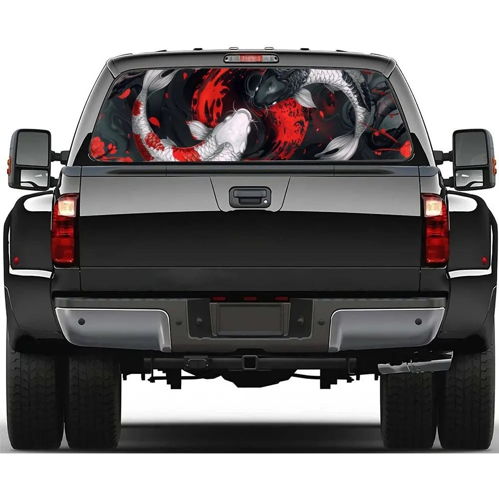Koi Swimming in Flower Realm Car Accessories Rear Windshield Sticker, Truck Window See Through Perforated Window Car Vinyl Wraps
Koi Swimming in Flower Realm Car Accessories Rear Windshield Sticker, Truck Window See Through Perforated Window Car Vinyl Wraps
