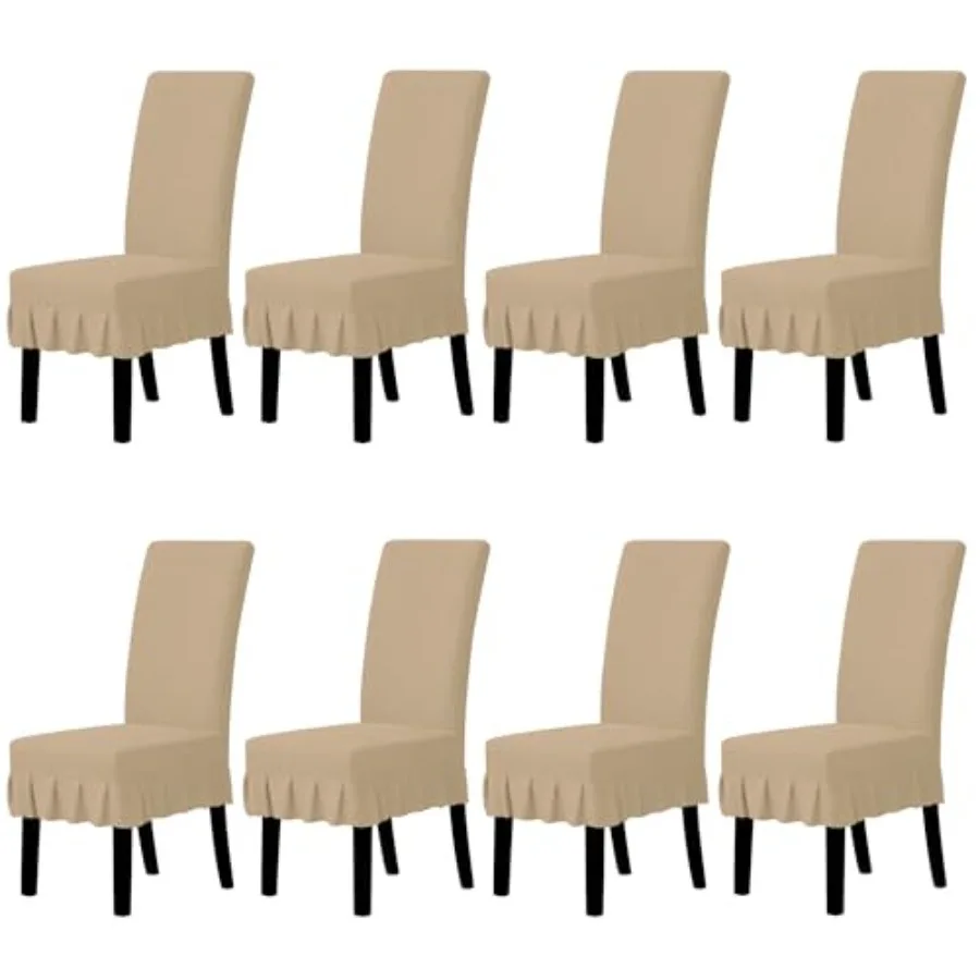 Dining Chair Covers Stretch Parsons Chair Slipcover with Skirt Chair Covers for Dining Room Restaurant Banquet
Dining Chair Covers Stretch Parsons Chair Slipcover with Skirt Chair Covers for Dining Room Restaurant Banquet