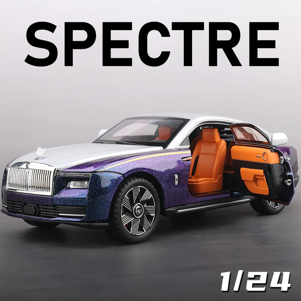 Масштабная модель спортивного автомобиля Rolls-Royce Cullinan (1:24), литая под давлением, с музыкой, светом и подвижными колесами, игрушка для детей, подарок
Масштабная модель спортивного автомобиля Rolls-Royce Cullinan (1:24), литая под давлением, с музыкой, светом и подвижными колесами, игрушка для детей, подарок