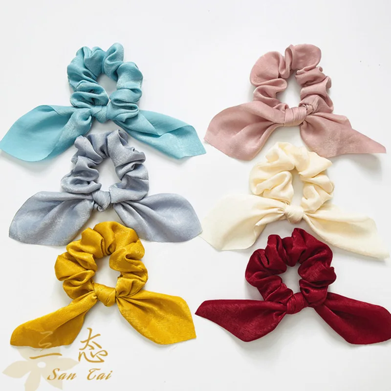 Ribbon Hair Tie Tassels Elastic Hair Bands Women Girls Solid Color Scrunchies Headband Hair Ties Ponytail Holder Accessorie
Ribbon Hair Tie Tassels Elastic Hair Bands Women Girls Solid Color Scrunchies Headband Hair Ties Ponytail Holder Accessorie
