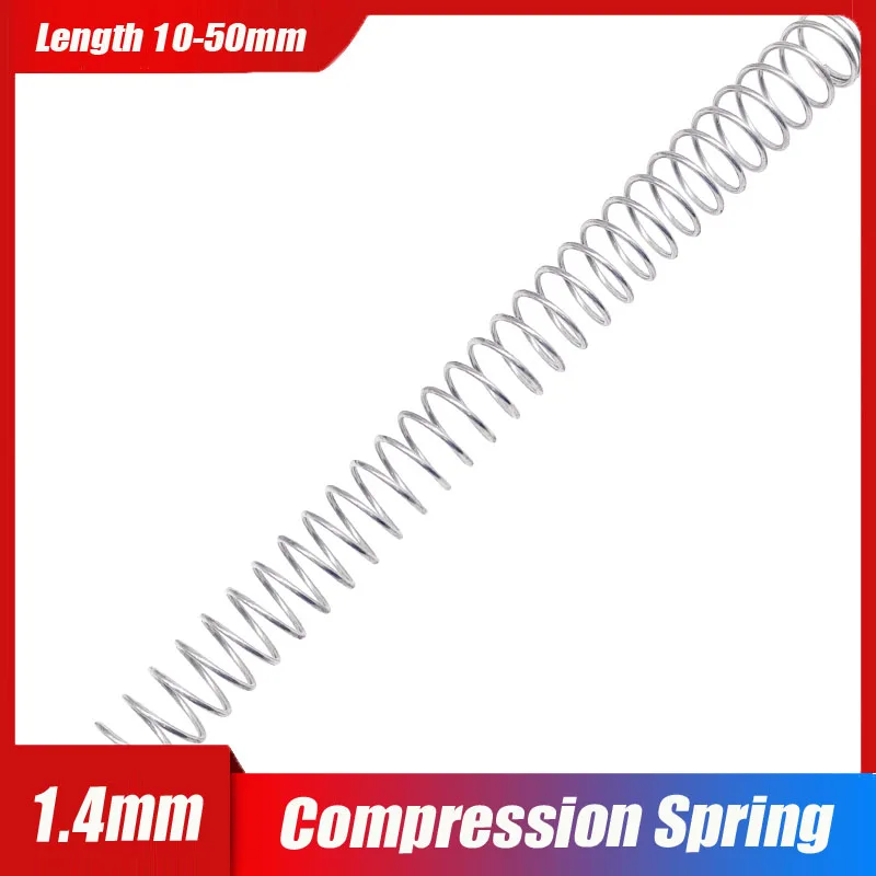 Diameter 1.4mm 304 Stainless Steel Compression Spring Return Spring OD 10/11/12/13/14/15/16-25mm Length 10 15 20 25-50mm
Diameter 1.4mm 304 Stainless Steel Compression Spring Return Spring OD 10/11/12/13/14/15/16-25mm Length 10 15 20 25-50mm