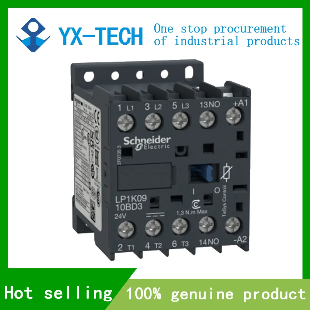 In stock LP1K09004MD LP1-K09004MD Schneider contactor 4P(4NO) 220VDC coil
In stock LP1K09004MD LP1-K09004MD Schneider contactor 4P(4NO) 220VDC coil