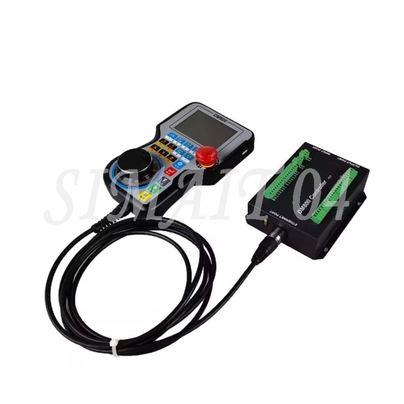 3-осевой портативный контроллер ЧПУ DM800 со встроенным MPG, 3,8-дюймовым дисплеем, управлением движением 3/4/5 осей и функцией аварийной остановки
3-осевой портативный контроллер ЧПУ DM800 со встроенным MPG, 3,8-дюймовым дисплеем, управлением движением 3/4/5 осей и функцией аварийной остановки