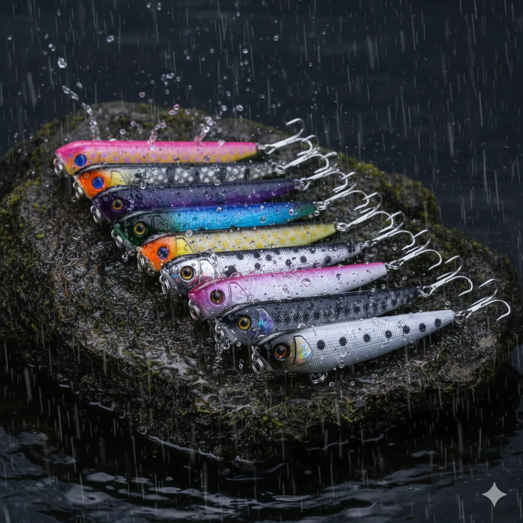 8pcs 8.5cm 9.8g Long Casting Topwater Pencil, Floating Surface Slidder Bait, 6# Treble Hook Artificial Wobbler for Bass Pike
8pcs 8.5cm 9.8g Long Casting Topwater Pencil, Floating Surface Slidder Bait, 6# Treble Hook Artificial Wobbler for Bass Pike