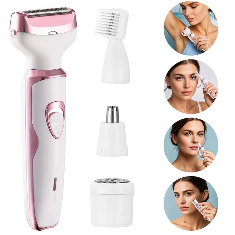 Электробритва 4 в 1, портативный триммер для лица, носа, ног и подмышек, набор для удаления волос для безболезненного ухода
Электробритва 4 в 1, портативный триммер для лица, носа, ног и подмышек, набор для удаления волос для безболезненного ухода