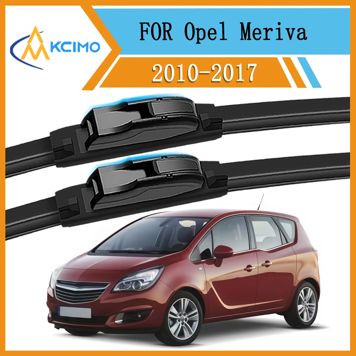 Premium Beam Blade Windshield Wipers Set For Opel Meriva 2010-2017 Streak-Free All-Season Rubber Quiet Smooth Wiping
Premium Beam Blade Windshield Wipers Set For Opel Meriva 2010-2017 Streak-Free All-Season Rubber Quiet Smooth Wiping