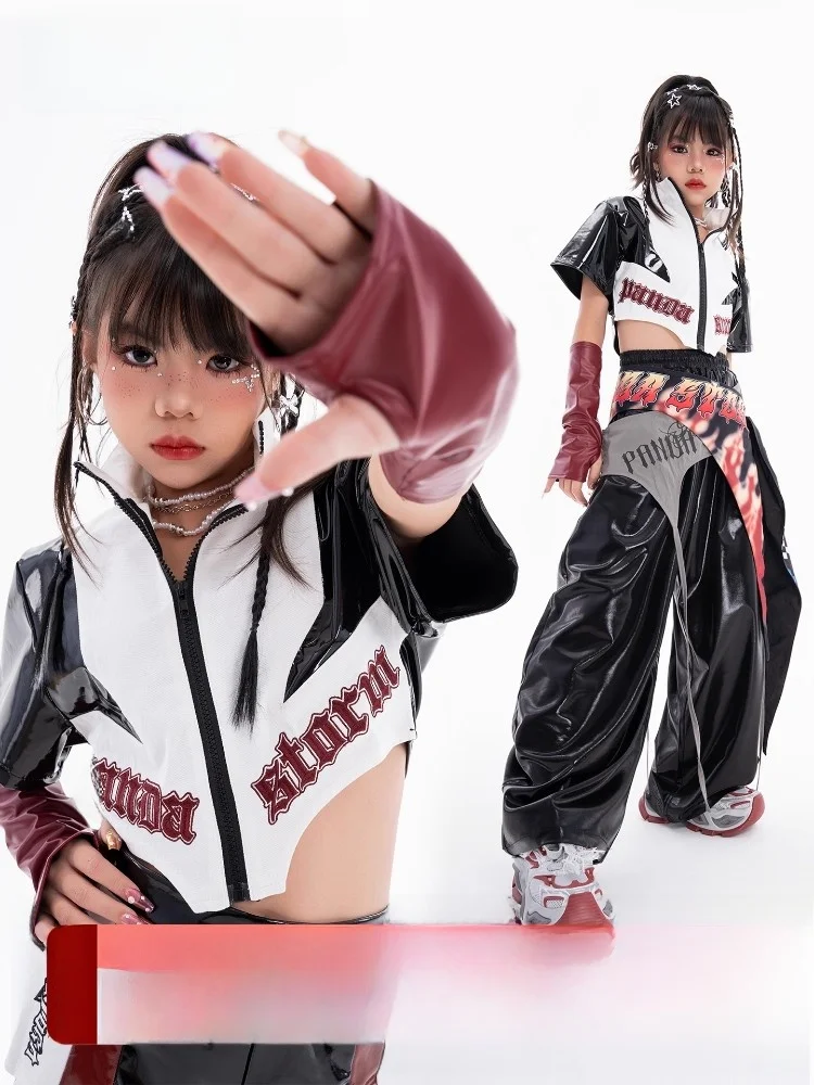 Костюм для джазовых танцев для девочек: модный комплект с брюками, одежда для выступлений и тренировок, детская уличная одежда, костюм для выступлений на сцене и за ее пределами
Костюм для джазовых танцев для девочек: модный комплект с брюками, одежда для выступлений и тренировок, детская уличная одежда, костюм для выступлений на сцене и за ее пределами