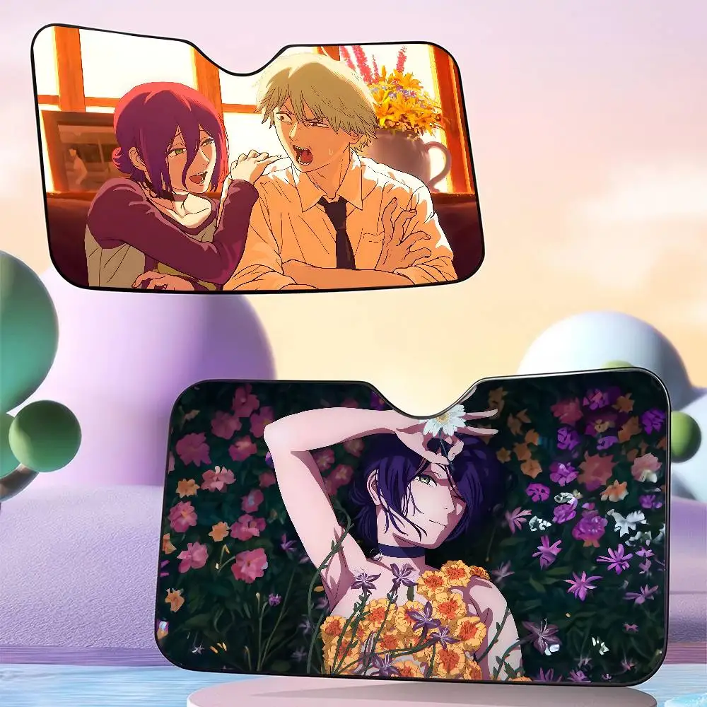 Популярный аниме бензопила человек Reze Arc солнцезащитный козырек на переднее окно черный УФ-защита затемняющая ткань лобовое стекло козырек автозанавеска
Популярный аниме бензопила человек Reze Arc солнцезащитный козырек на переднее окно черный УФ-защита затемняющая ткань лобовое стекло козырек автозанавеска