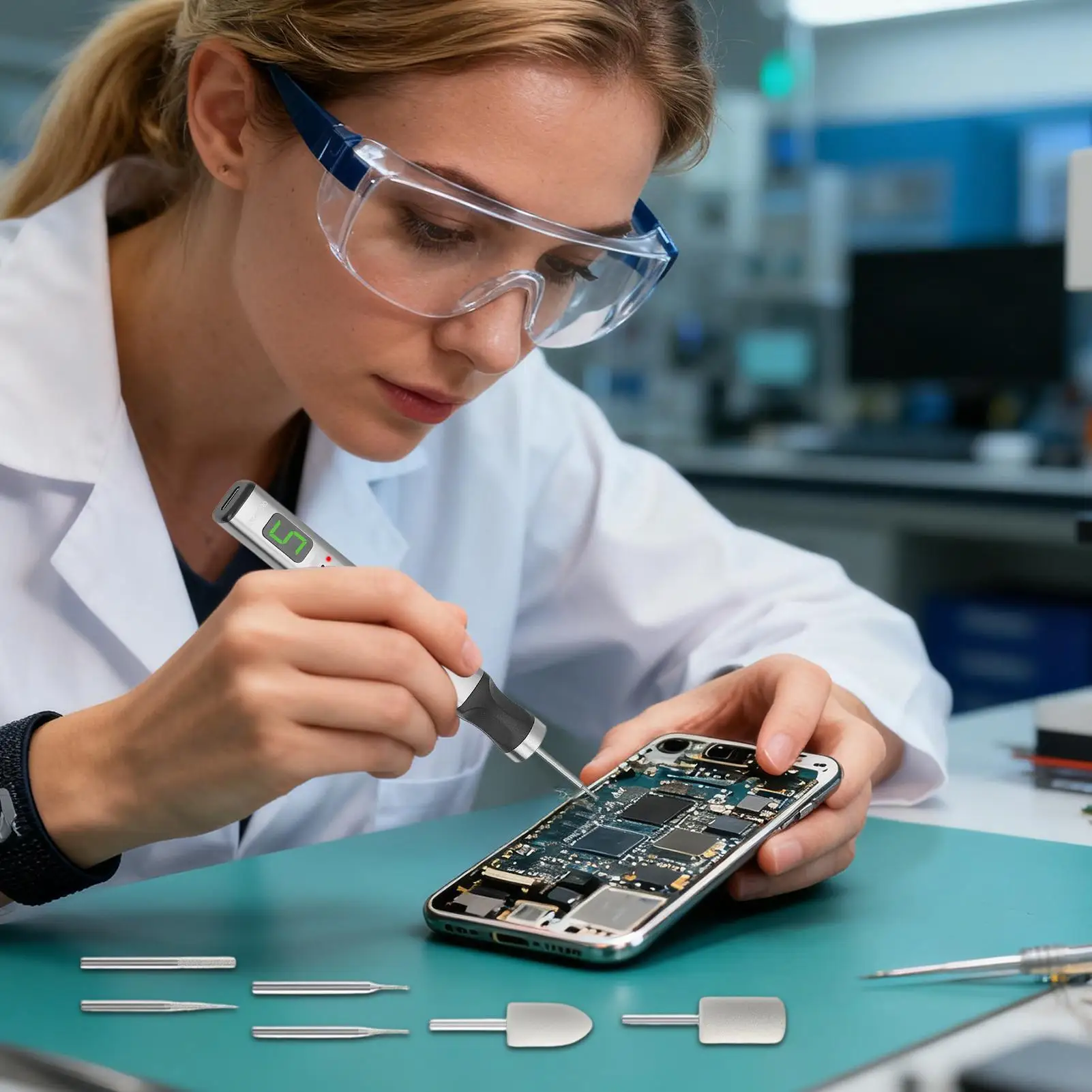 Гравер-ручка, USB перезаряжаемые инструменты для резьбы с 7-битной ручкой для гравировки с регулируемой скоростью для электронных изделий, дерева, камня, металла
Гравер-ручка, USB перезаряжаемые инструменты для резьбы с 7-битной ручкой для гравировки с регулируемой скоростью для электронных изделий, дерева, камня, металла