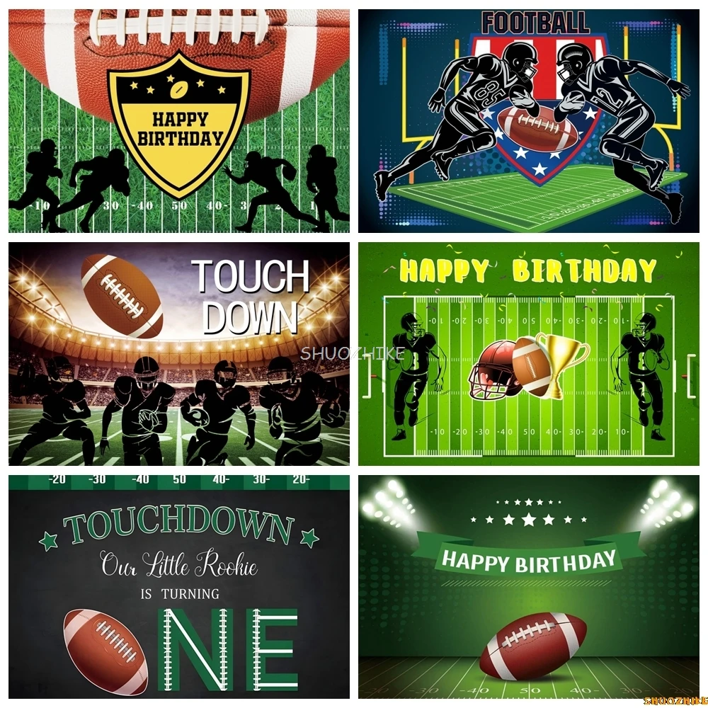 Super Bowl Birthday Theme Backdrop Rugby American Football Field Sports Stadium Grass Photography Background Kids Birthday Party
Super Bowl Birthday Theme Backdrop Rugby American Football Field Sports Stadium Grass Photography Background Kids Birthday Party