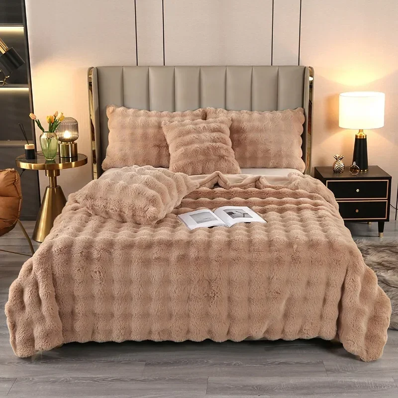 2024 Winter New Tuscan Rabbit Plush Blanket Bubble Plush Thickened Double-Sided Rabbit Plush Nap Casual Fleece Blanket
2024 Winter New Tuscan Rabbit Plush Blanket Bubble Plush Thickened Double-Sided Rabbit Plush Nap Casual Fleece Blanket