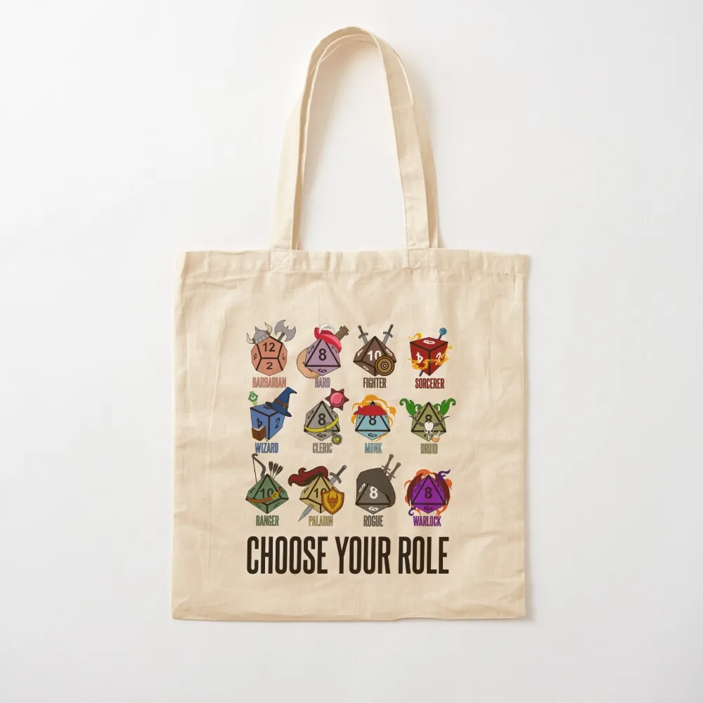D&D Character Class Hit Dice Tote Bag cloth bag woman Portable shopping bag large size bags shopper bags Canvas Tote
D&D Character Class Hit Dice Tote Bag cloth bag woman Portable shopping bag large size bags shopper bags Canvas Tote