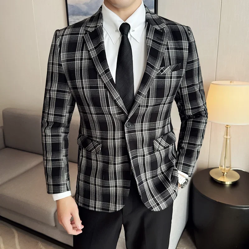 Casual Coats Slim Fit Spring Autumn Jacket for Men Thin Classic Clothing Gentleman Trendy Elegant Man Suits and Blazers 4XL-M
Casual Coats Slim Fit Spring Autumn Jacket for Men Thin Classic Clothing Gentleman Trendy Elegant Man Suits and Blazers 4XL-M