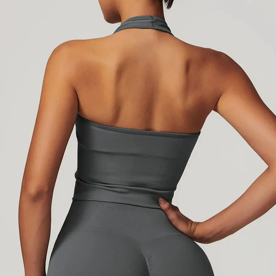 Neck Hanging Women Yoga Bra Seamless Sexy Yoga Tank Tops Quick Dry Tight Running Vest Exercise Bra Shock Push-up Women Yoga Bras
Neck Hanging Women Yoga Bra Seamless Sexy Yoga Tank Tops Quick Dry Tight Running Vest Exercise Bra Shock Push-up Women Yoga Bras