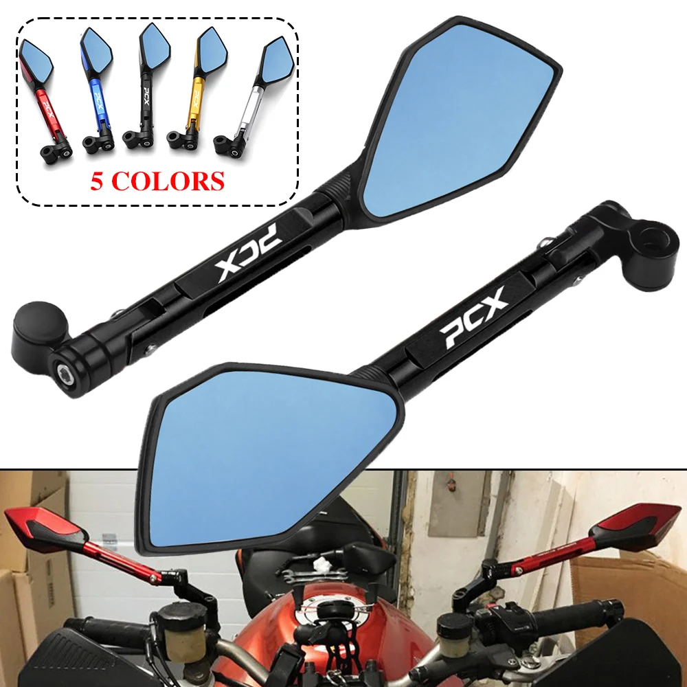 For Honda PCX 125 150 160 PCX125 PCX150 PCX160 Motorcycle mirror CNC side Rearview Blue Anti-glare Mirror Accessories
For Honda PCX 125 150 160 PCX125 PCX150 PCX160 Motorcycle mirror CNC side Rearview Blue Anti-glare Mirror Accessories