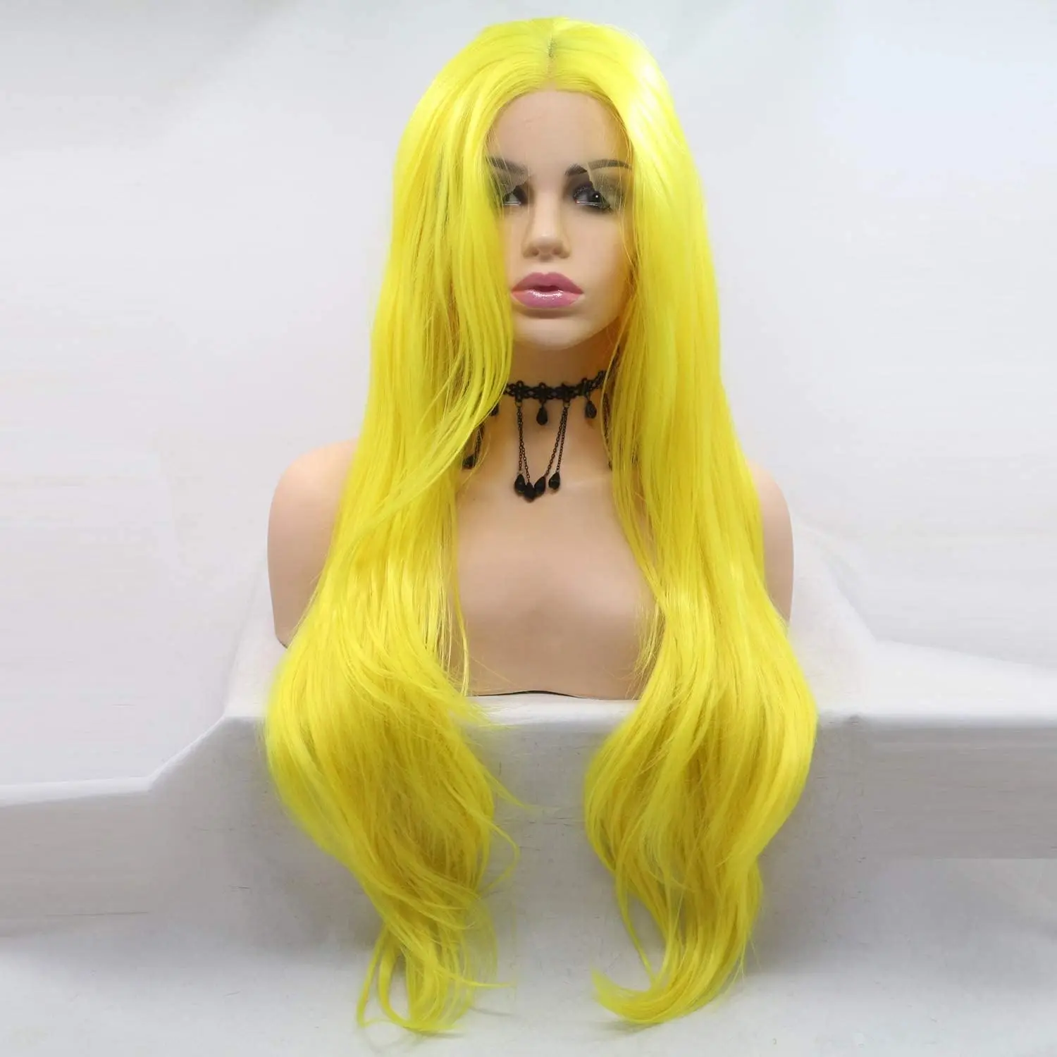 Sylvia Bright Yellow Lace Front Wig Long Natural Wavy Fluorescent Yellow Synthetic Lace Front Wigs Women Heat Resistant Fiber
Sylvia Bright Yellow Lace Front Wig Long Natural Wavy Fluorescent Yellow Synthetic Lace Front Wigs Women Heat Resistant Fiber