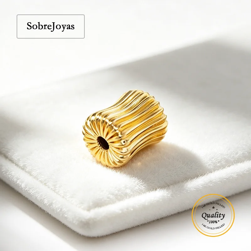 14k Gold Filled Straight Corrugated Bead for Jewelry Making DIY Handmade Accessories Gold Bead Seed Bead Jewelry Findings
14k Gold Filled Straight Corrugated Bead for Jewelry Making DIY Handmade Accessories Gold Bead Seed Bead Jewelry Findings