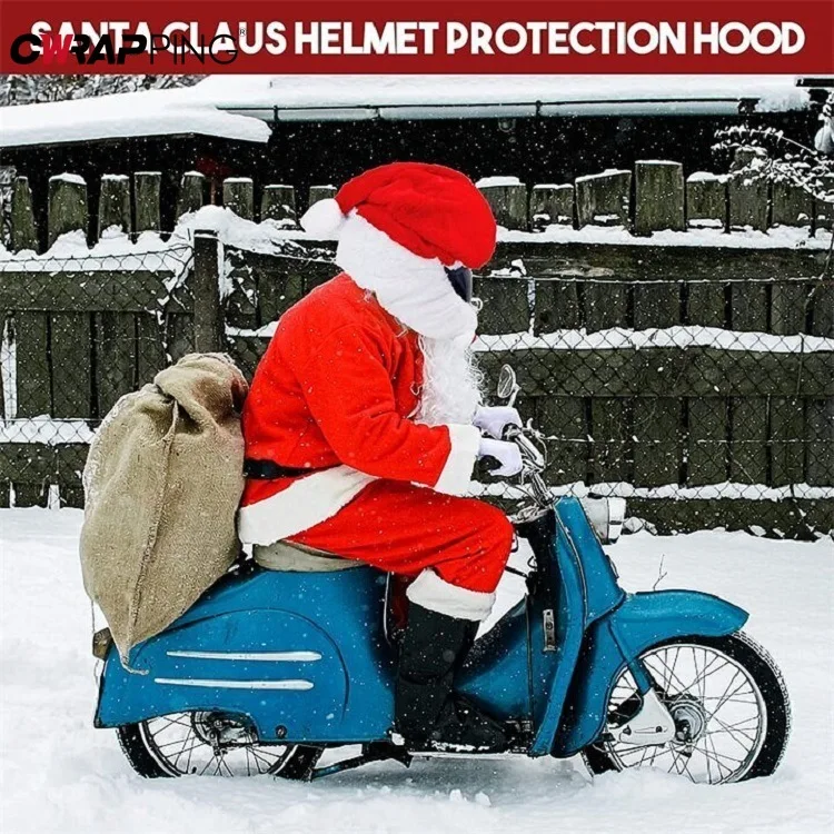 Санта-Рождественский чехол для мотоциклетного шлема, безопасная велосипедная шапка, гоночный автофургон, украшение для автомобиля, веселый рождественский подарок для праздника, активного отдыха
Санта-Рождественский чехол для мотоциклетного шлема, безопасная велосипедная шапка, гоночный автофургон, украшение для автомобиля, веселый рождественский подарок для праздника, активного отдыха