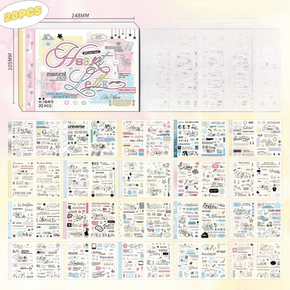 New 20 Pages Y2K Stickers Book Cute Design Cartoon Scrapbooking Stickers Removable DIY Journal Stickers
New 20 Pages Y2K Stickers Book Cute Design Cartoon Scrapbooking Stickers Removable DIY Journal Stickers