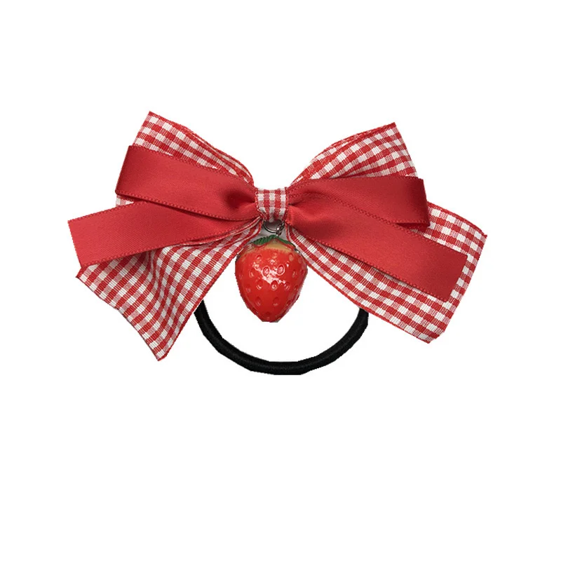 Cute Lolita Hair Clip Sweet Strawberry Double Tail Bun Side Clip Adorable Butterfly Knot Hair Accessories For Cosplay And Anime 
Cute Lolita Hair Clip Sweet Strawberry Double Tail Bun Side Clip Adorable Butterfly Knot Hair Accessories For Cosplay And Anime