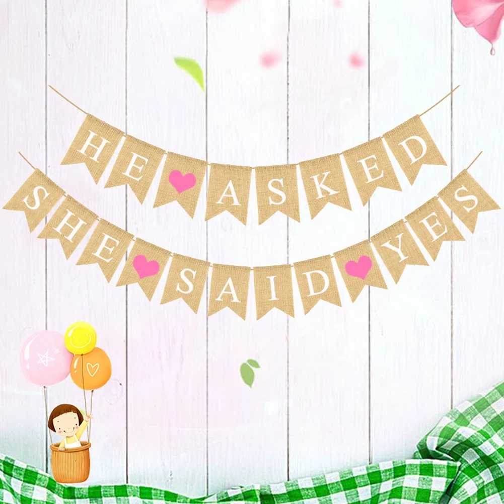 AB39-3 Pcs Banner Engagement Decorations Rustic Bridal Shower Bunting Garland For Wedding Engagement
AB39-3 Pcs Banner Engagement Decorations Rustic Bridal Shower Bunting Garland For Wedding Engagement