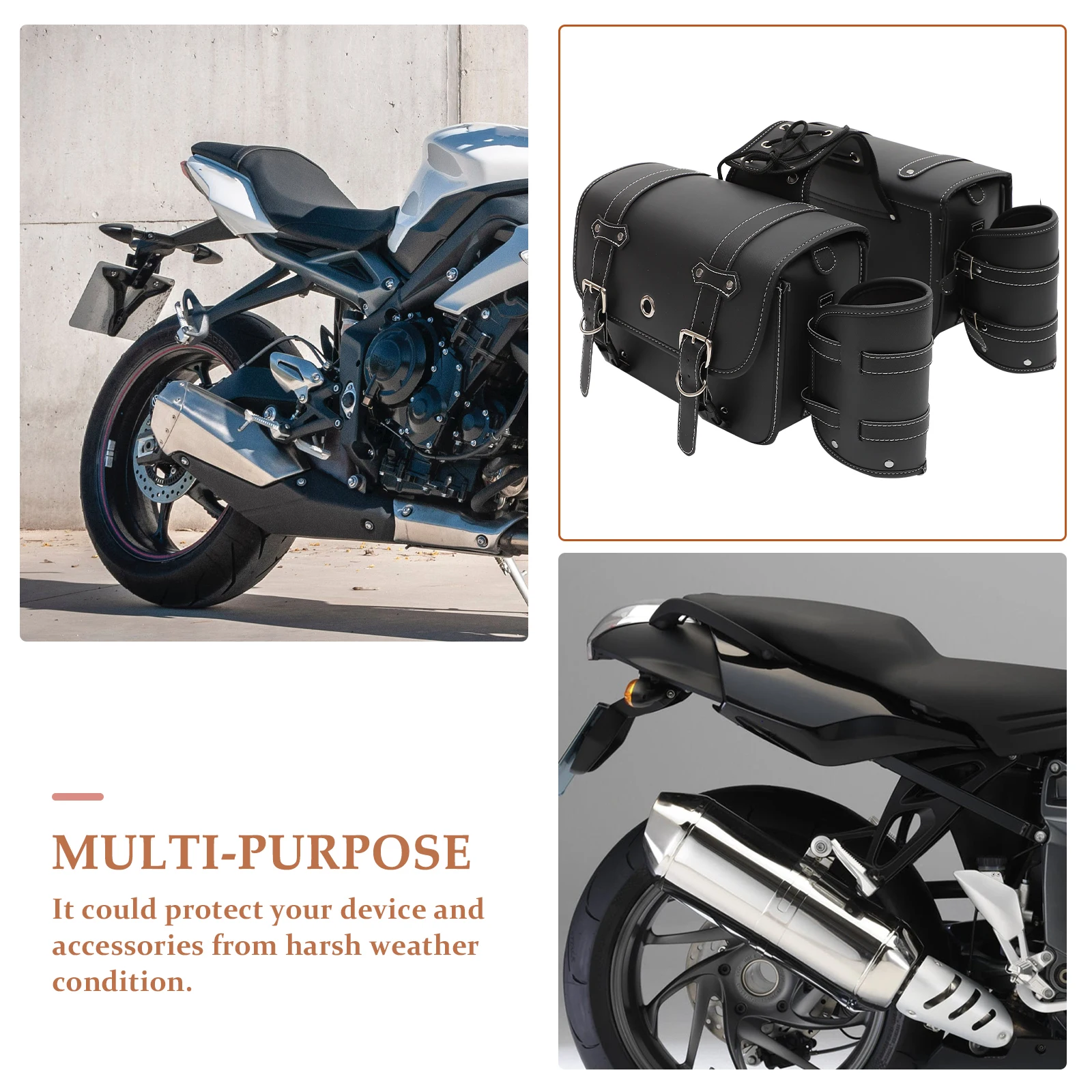 Motorcycle Side Pouch Saddlebag Durable Waterproof Tool Bag for Car Bike Electric Vehicle Storage Guards
Motorcycle Side Pouch Saddlebag Durable Waterproof Tool Bag for Car Bike Electric Vehicle Storage Guards