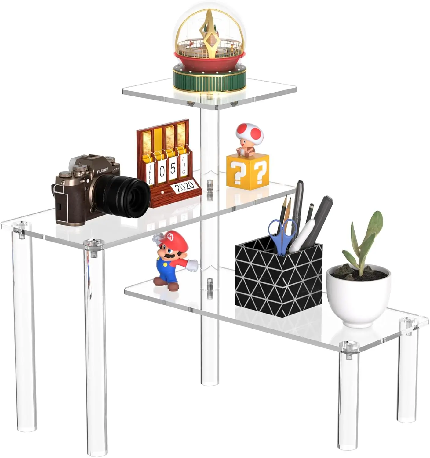 Clear Countertop Corner Organizer Shelf 3 Tier Acrylic Space Saver for Bathroom Kitchen
Clear Countertop Corner Organizer Shelf 3 Tier Acrylic Space Saver for Bathroom Kitchen